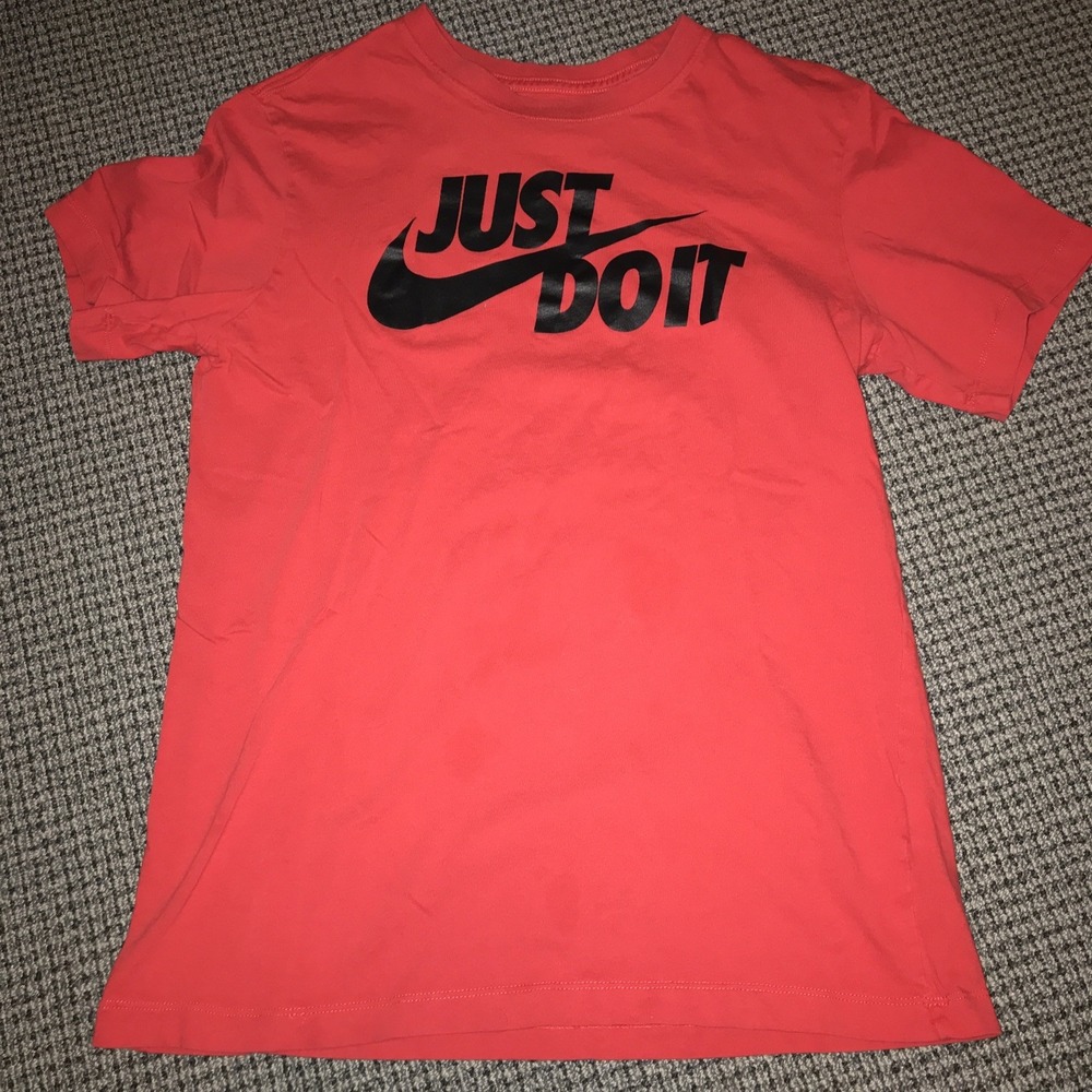 Nike Just Do It Adult Medium Red T-Shirt